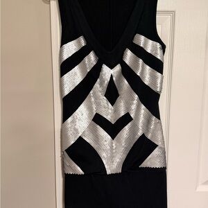XOXO Black V-Neck Dress